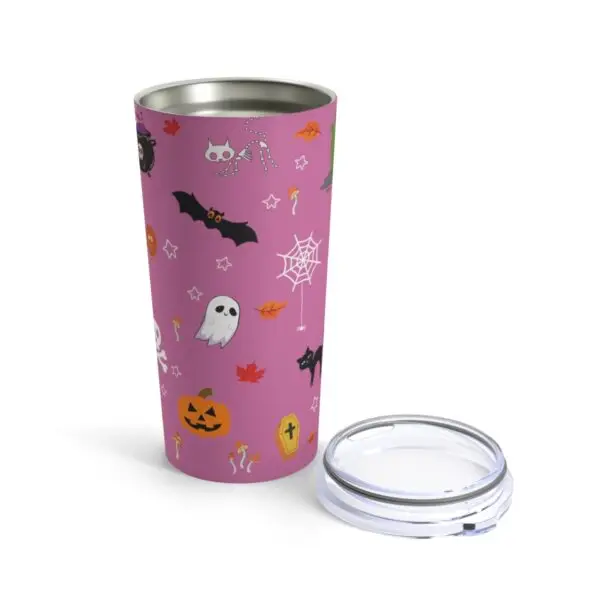 Pink Midnight Magic Halloween Tumbler 20oz - Image 5