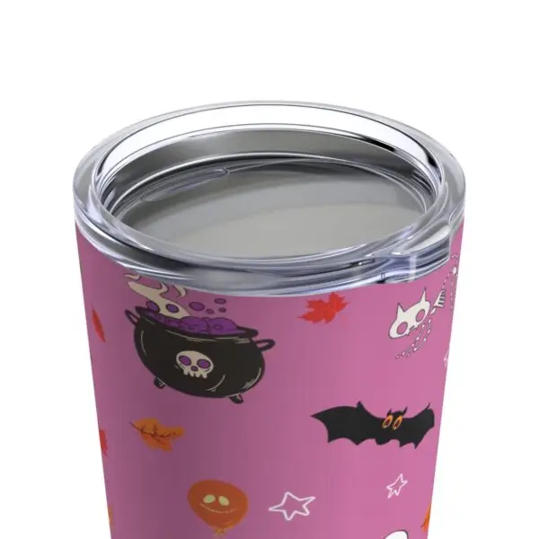 Pink Midnight Magic Halloween Tumbler 20oz - Image 6