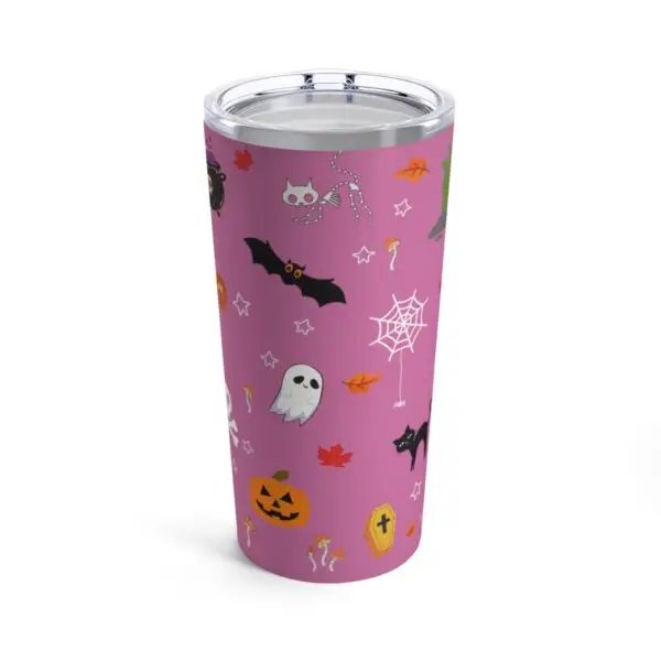 Pink Midnight Magic Halloween Tumbler 20oz
