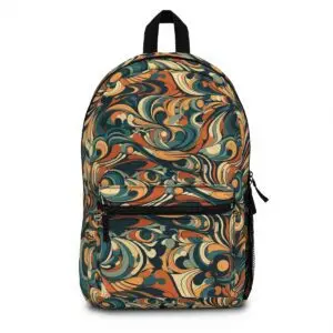 Kaleidoscope Dreams: Colorful Abstract Swirl Backpack