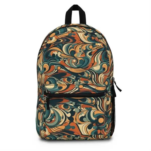 Kaleidoscope Dreams: Colorful Abstract Swirl Backpack