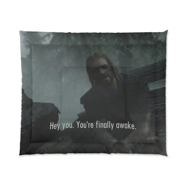 Skyrim Fan Hey You Comforter - Image 2