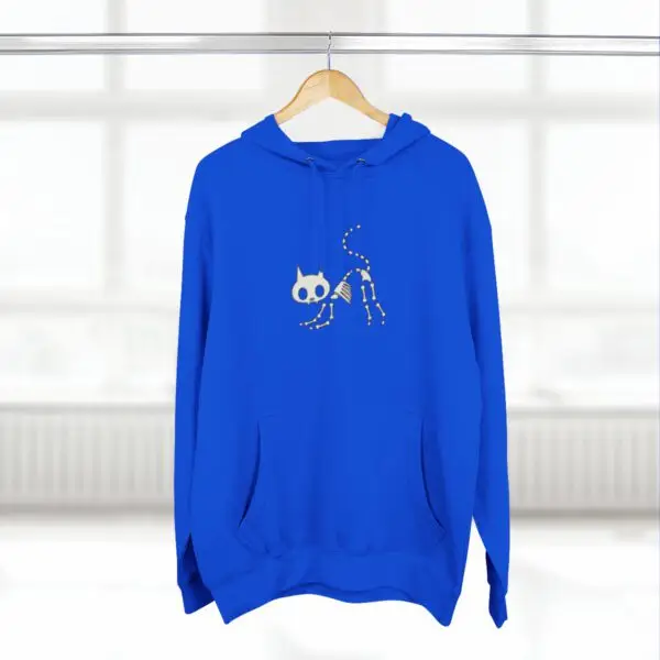 Bony Whiskers Skeleton Kitty Unisex Premium Pullover Hoodie - Image 28