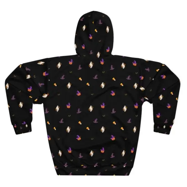 "Spooky Chic" Fun Halloween Unisex Pullover Hoodie (AOP) - Image 2