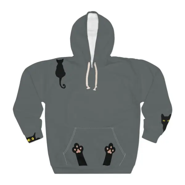 Kaleidoscope of Cats Unisex Pullover Hoodie (AOP) - Image 2