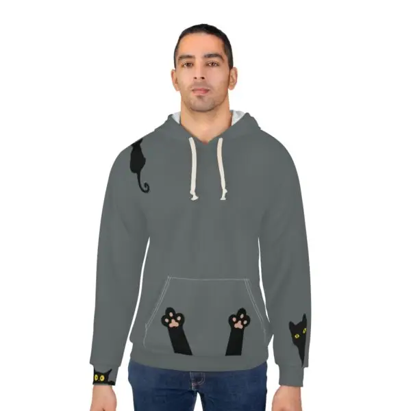 Kaleidoscope of Cats Unisex Pullover Hoodie (AOP) - Image 4