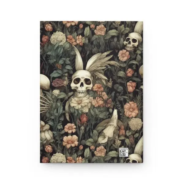 Serenade of Skulls & Blooms Hardcover Journal Matte Notebook - Image 3