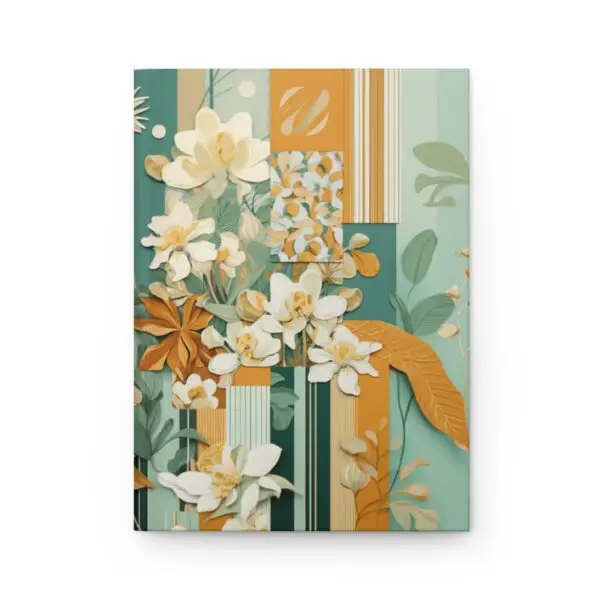 Sunset Blossom Hardcover Journal Matte Notebook