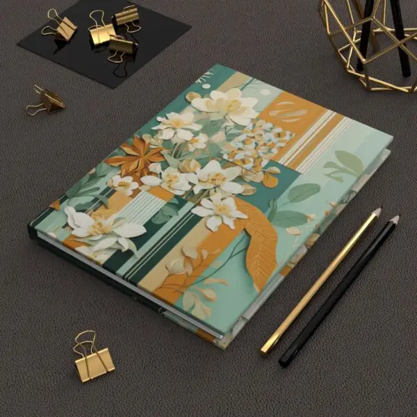 Sunset Blossom Hardcover Journal Matte Notebook - Image 6