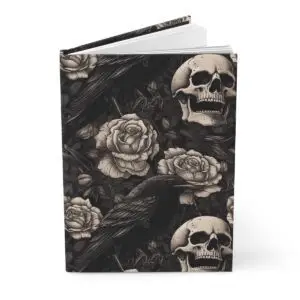 Raven and Skull Harmony Hardcover Journal Matte