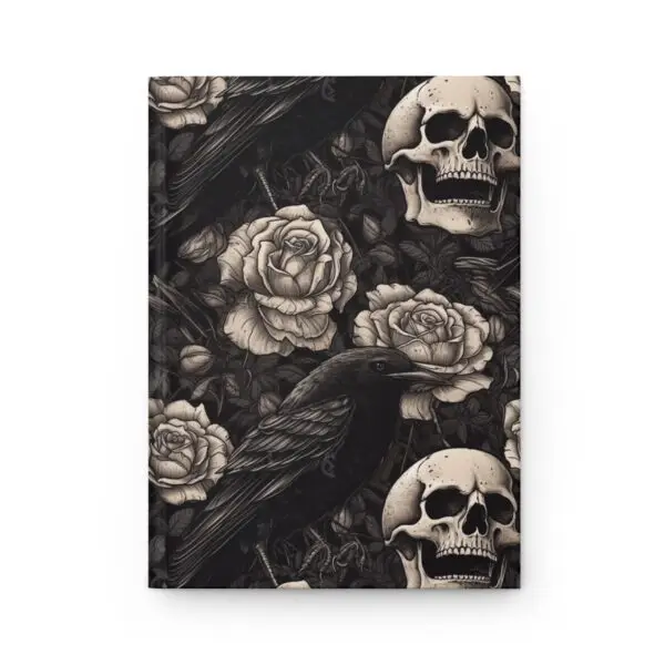 Raven and Skull Harmony Hardcover Journal Matte - Image 2