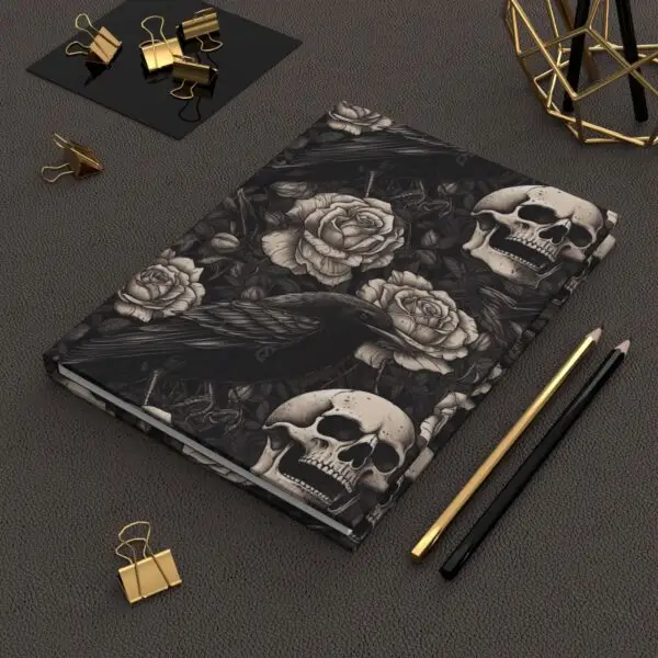 Raven and Skull Harmony Hardcover Journal Matte - Image 6