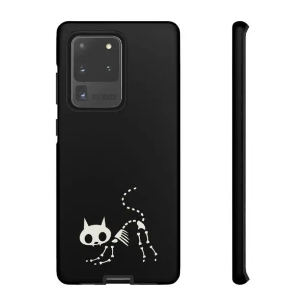 Bony Whiskers Skeleton Kitty Tough Phone Cases - Image 182