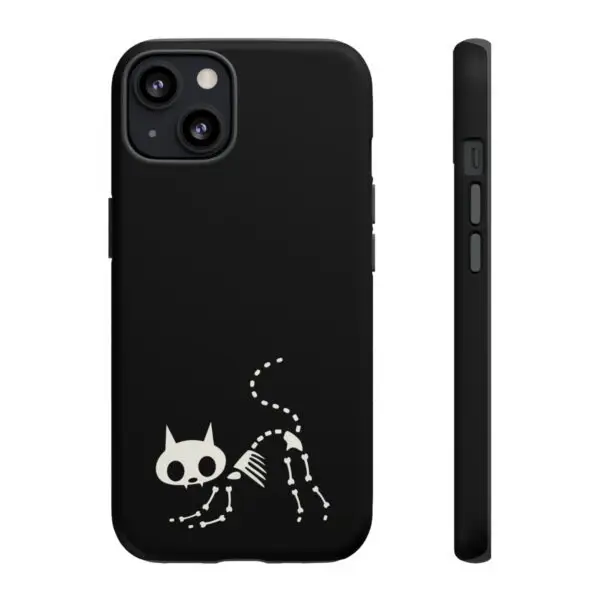 Bony Whiskers Skeleton Kitty Tough Phone Cases - Image 175