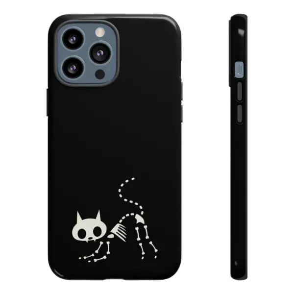 Bony Whiskers Skeleton Kitty Tough Phone Cases - Image 23