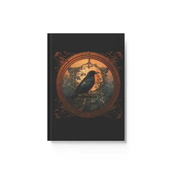 Art Nouveau Raven Hard Backed Journal - Image 2