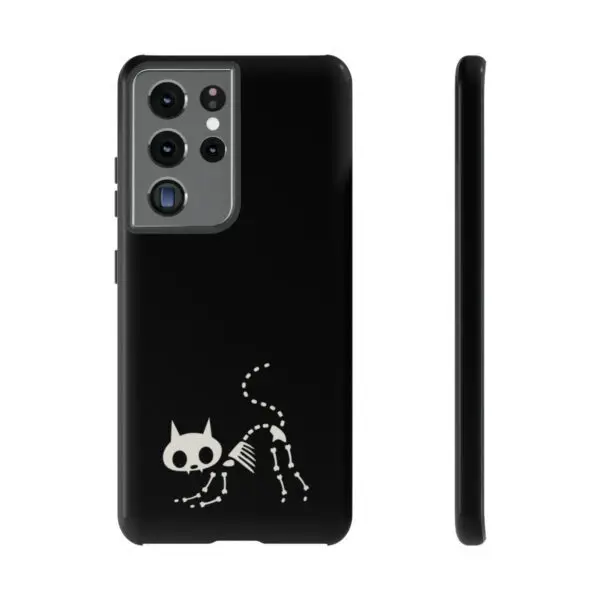 Bony Whiskers Skeleton Kitty Tough Phone Cases - Image 165
