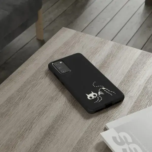 Bony Whiskers Skeleton Kitty Tough Phone Cases - Image 184