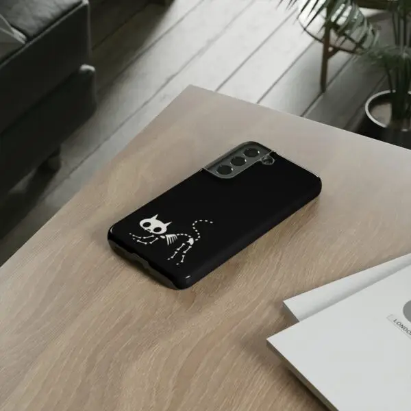 Bony Whiskers Skeleton Kitty Tough Phone Cases - Image 146