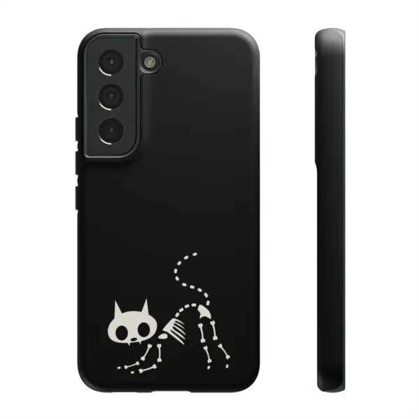 Bony Whiskers Skeleton Kitty Tough Phone Cases - Image 147