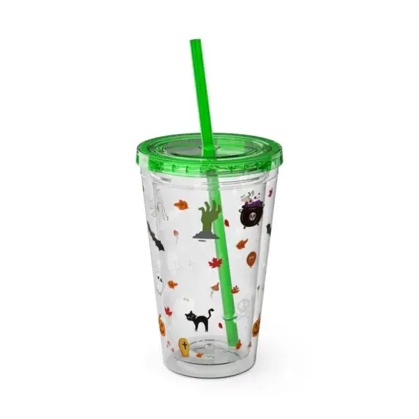 Midnight Magic Sunsplash Tumbler with Straw, 16oz - Image 2