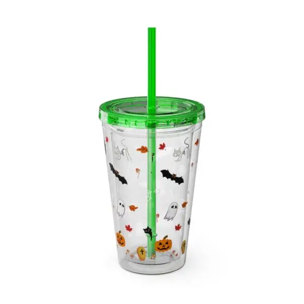 Midnight Magic Sunsplash Tumbler with Straw, 16oz - Image 3
