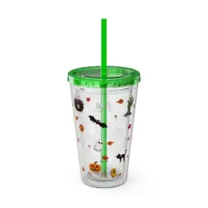Midnight Magic Sunsplash Tumbler with Straw, 16oz