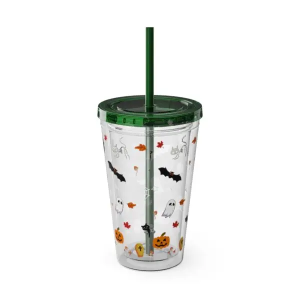 Midnight Magic Sunsplash Tumbler with Straw, 16oz - Image 15