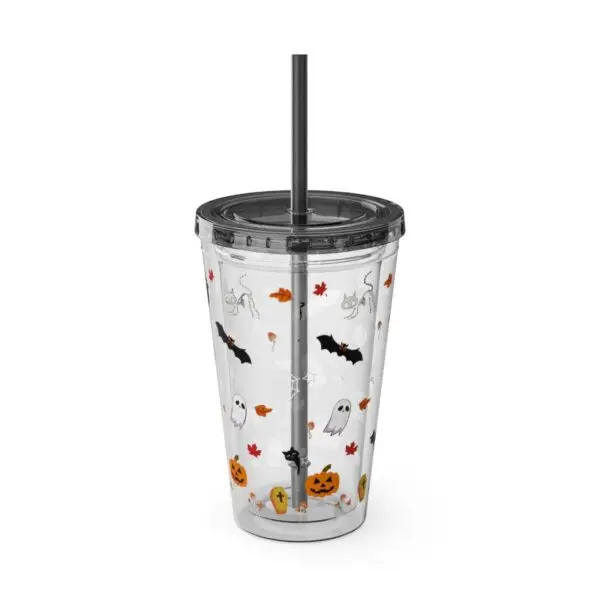 Midnight Magic Sunsplash Tumbler with Straw, 16oz - Image 21