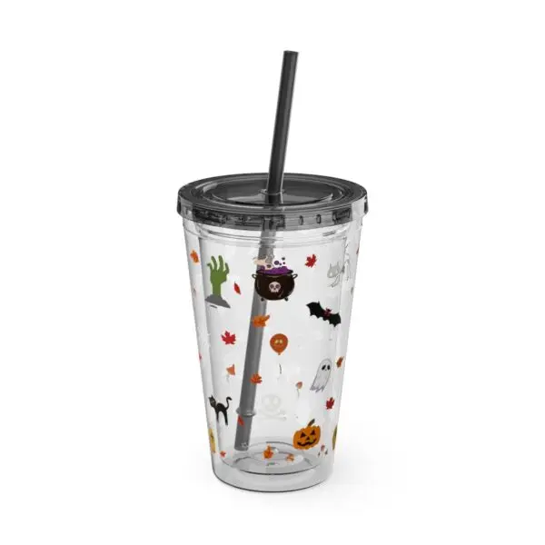 Midnight Magic Sunsplash Tumbler with Straw, 16oz - Image 22