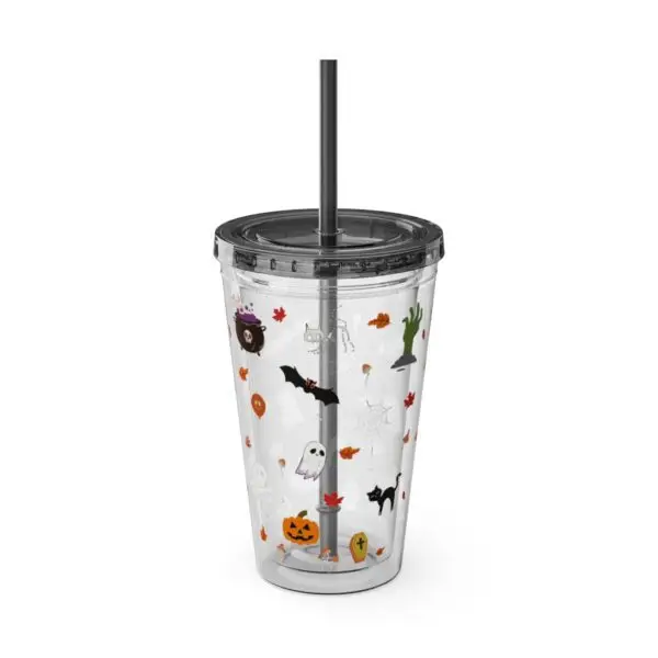 Midnight Magic Sunsplash Tumbler with Straw, 16oz - Image 19