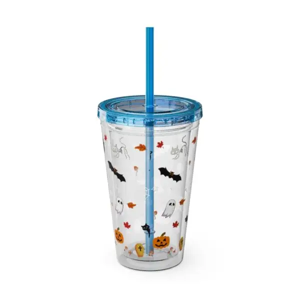 Midnight Magic Sunsplash Tumbler with Straw, 16oz - Image 27