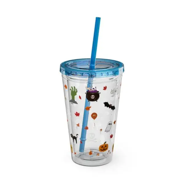 Midnight Magic Sunsplash Tumbler with Straw, 16oz - Image 28