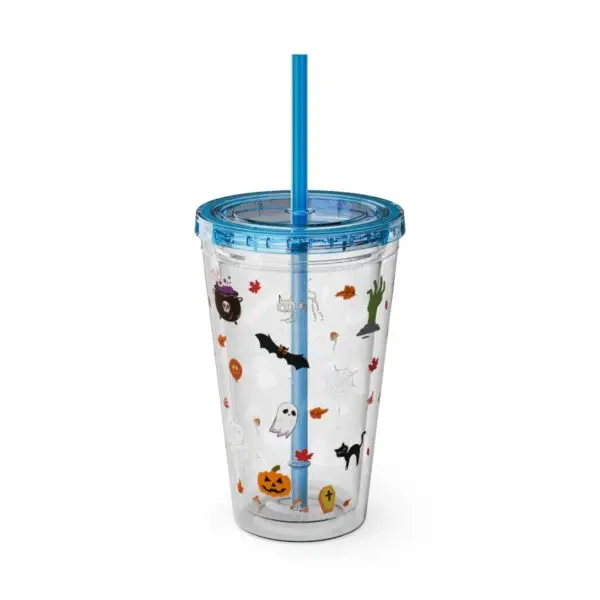 Midnight Magic Sunsplash Tumbler with Straw, 16oz - Image 25