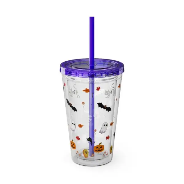 Midnight Magic Sunsplash Tumbler with Straw, 16oz - Image 33