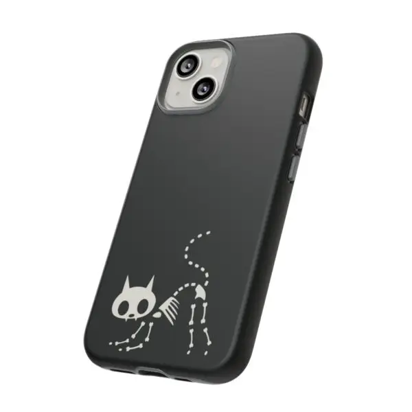 Bony Whiskers Skeleton Kitty Tough Phone Cases - Image 70