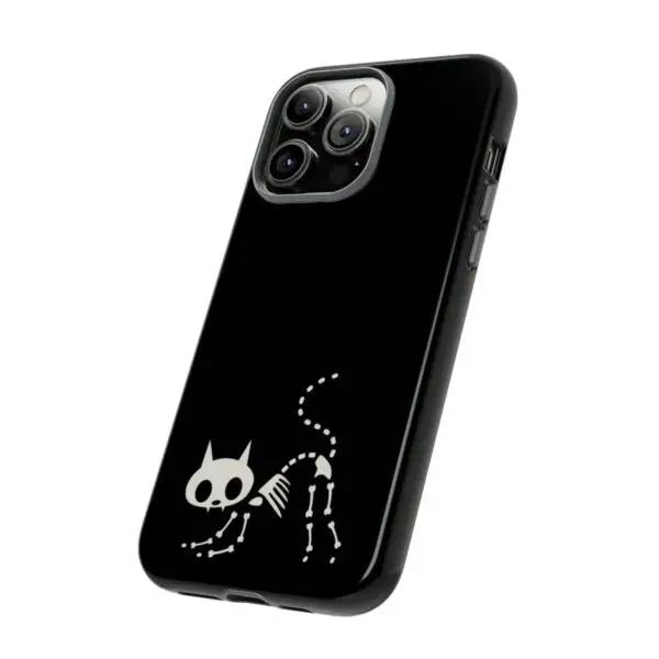 Bony Whiskers Skeleton Kitty Tough Phone Cases - Image 114