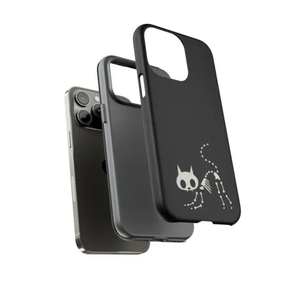 Bony Whiskers Skeleton Kitty Tough Phone Cases - Image 120
