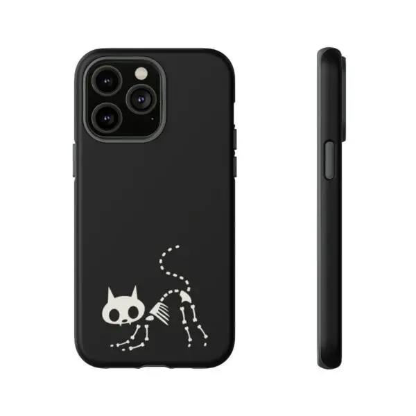 Bony Whiskers Skeleton Kitty Tough Phone Cases - Image 117