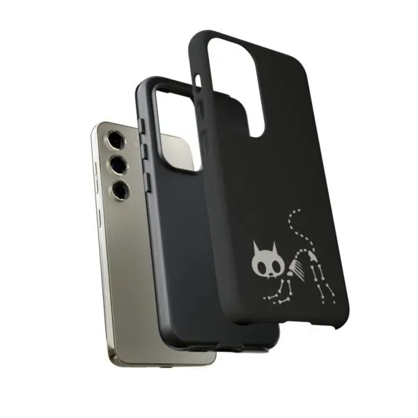 Bony Whiskers Skeleton Kitty Tough Phone Cases - Image 128