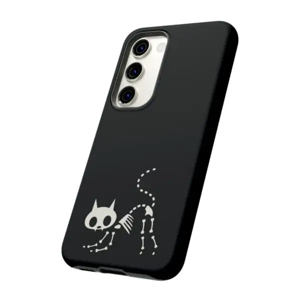 Bony Whiskers Skeleton Kitty Tough Phone Cases - Image 126