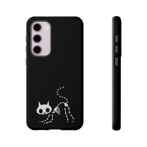 Bony Whiskers Skeleton Kitty Tough Phone Cases - Image 129