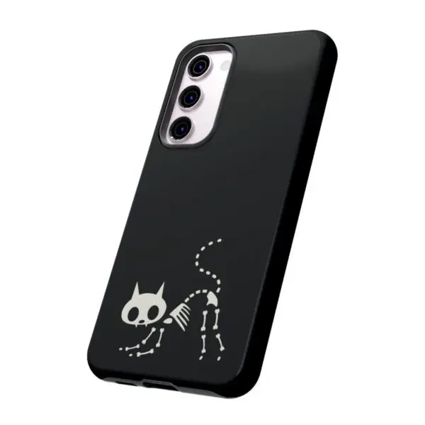Bony Whiskers Skeleton Kitty Tough Phone Cases - Image 130