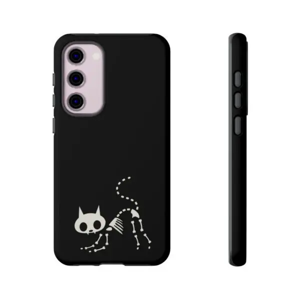 Bony Whiskers Skeleton Kitty Tough Phone Cases - Image 133