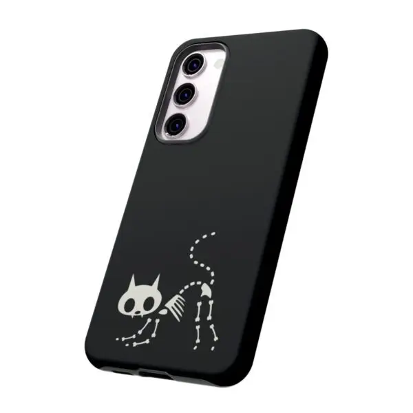 Bony Whiskers Skeleton Kitty Tough Phone Cases - Image 134