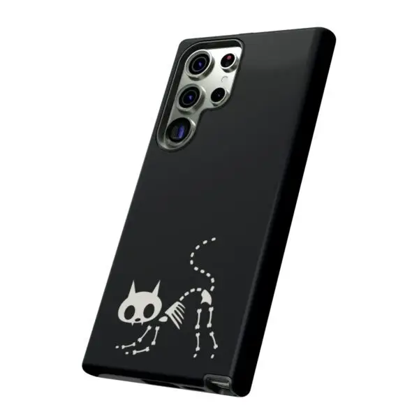 Bony Whiskers Skeleton Kitty Tough Phone Cases - Image 138