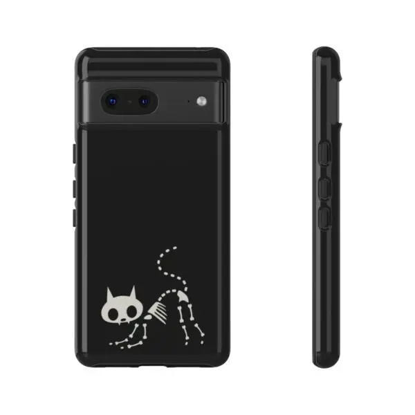 Bony Whiskers Skeleton Kitty Tough Phone Cases - Image 89