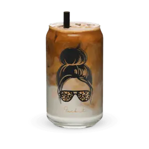 Fuck It Can-shaped glass