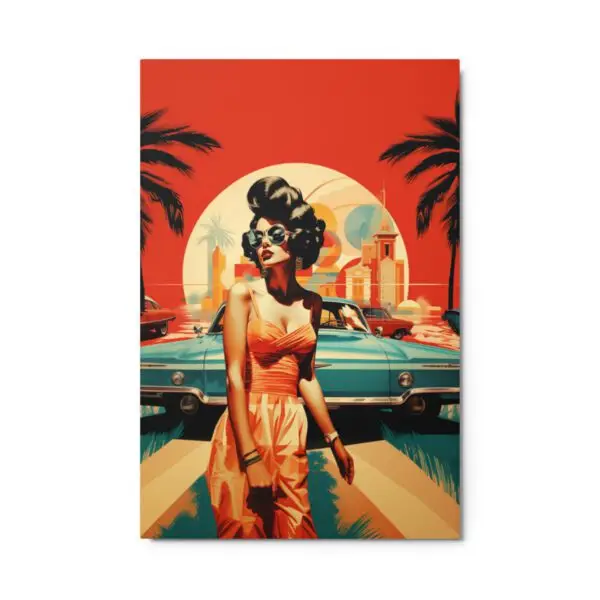 Vintage Pin-Up Paradise Metal prints