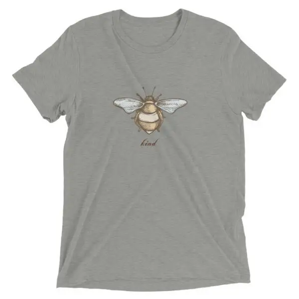 Bee Kind Vintage Bee Illustration Short sleeve t-shirt - Image 5